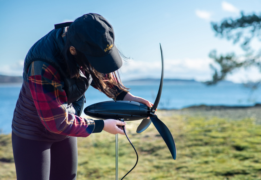 Compact wind energy device Shine 2.0 challenges solar for off-grid power needs