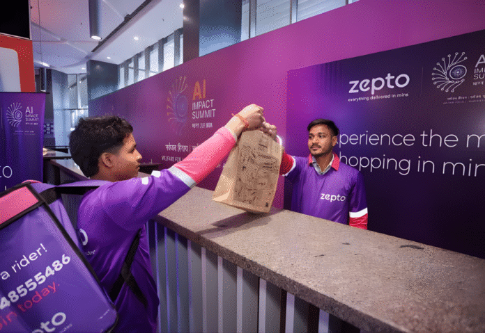 Quick commerce meets events as Zepto powers instant deliveries at AI summit