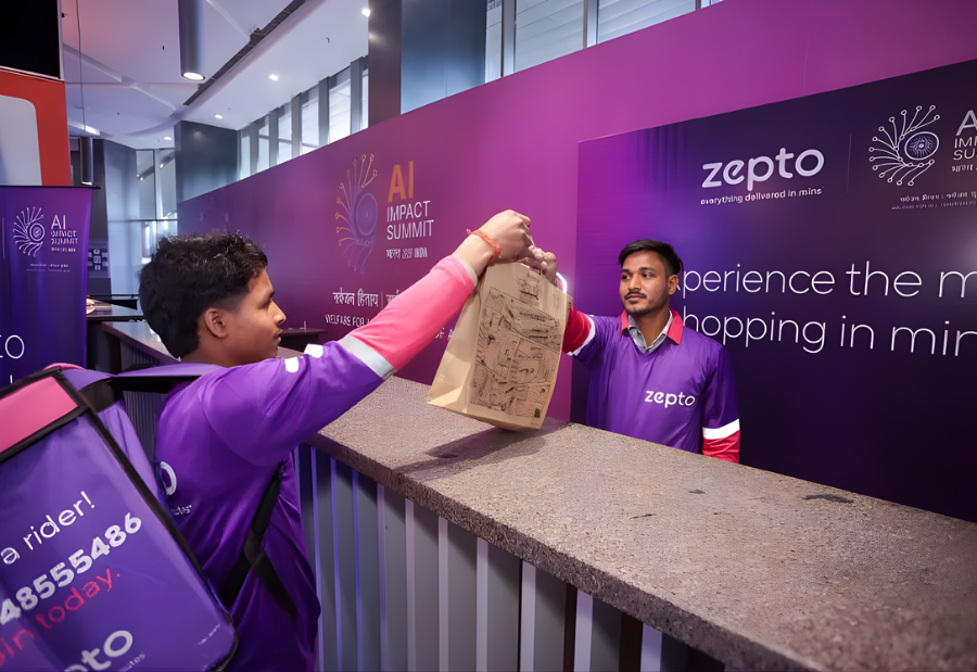 Quick commerce meets events as Zepto powers instant deliveries at AI summit