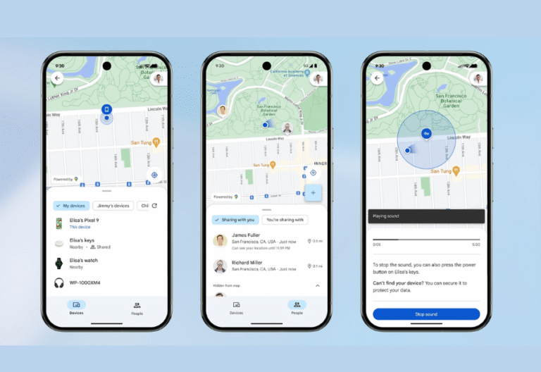 Google Messages to add real-time location sharing via Find Hub