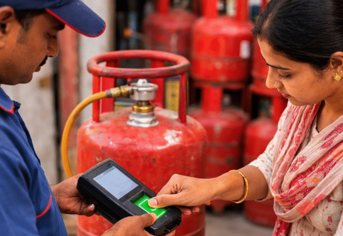 Aadhaar biometric verification now mandatory for LPG users to ensure smooth supply Aadhaar biometric verification now mandatory for LPG users to ensure smooth supply