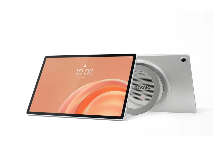 Leaked renders show Lenovo Tab Plus Gen 2 with oversized rear speaker and kickstand design