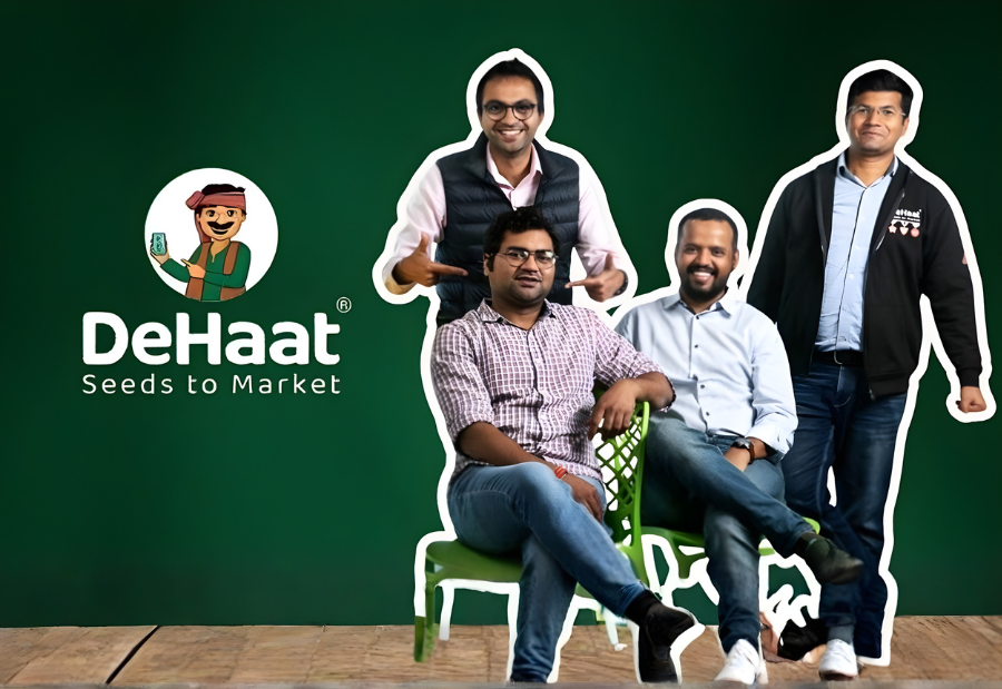 DeHaat connects farmers with inputs, advisory and markets through its agritech platform.
