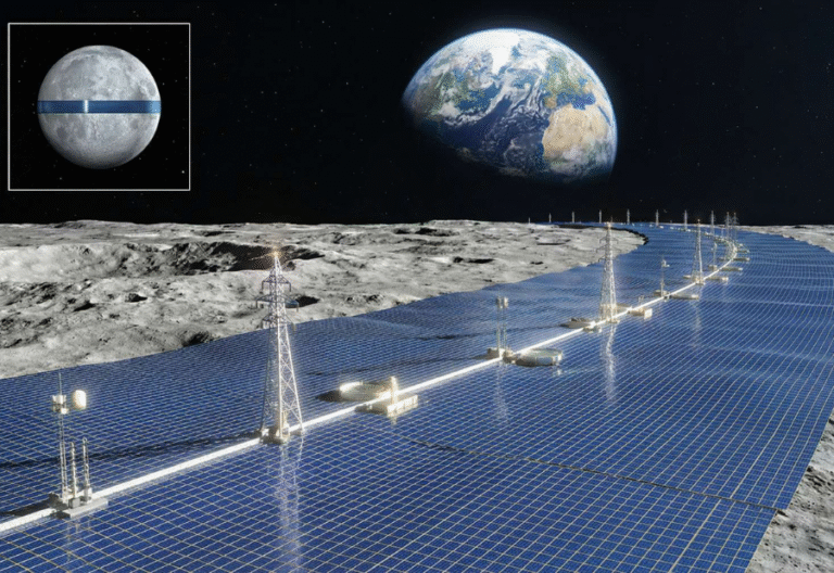 Lunar solar belt concept aims to power Earth with space-based energy