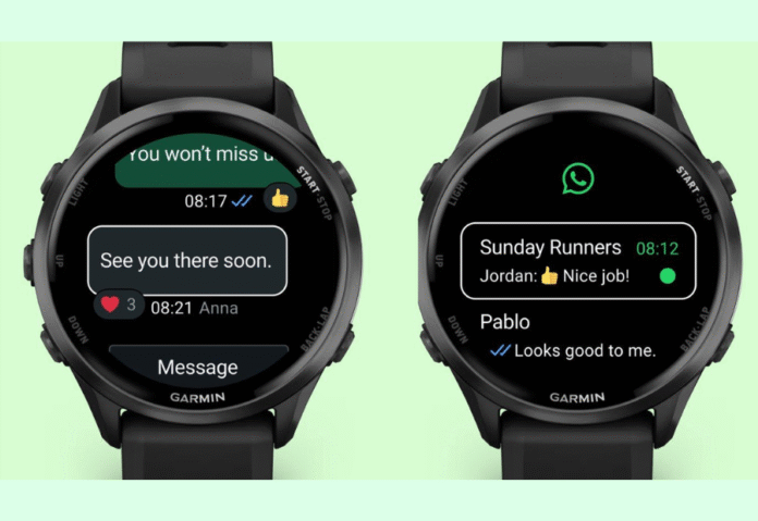 Garmin expands smartwatch capabilities with official WhatsApp integration Garmin expands smartwatch capabilities with official WhatsApp integration