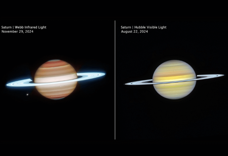 NASA’s Webb and Hubble unlock layered view of Saturn’s atmosphere and storms