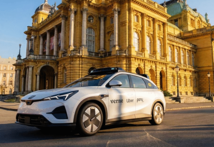 Verne teams up with Uber and Pony.ai to launch robotaxi service in Europe