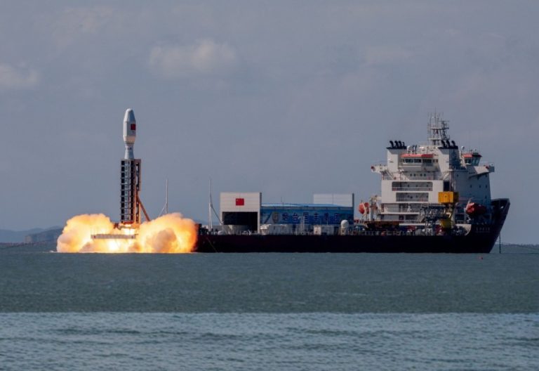 China conducts offshore launch of SD-3 rocket to advance satellite internet