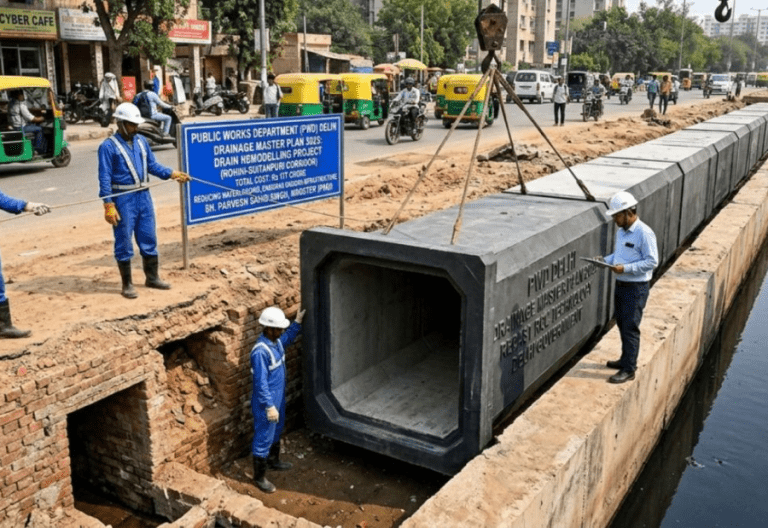 Precast drain systems to boost durability and speed in Delhi’s drainage upgrade