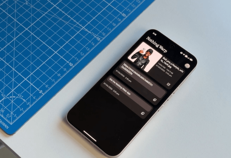 Nothing launches Warp app for seamless file sharing between Android and Mac