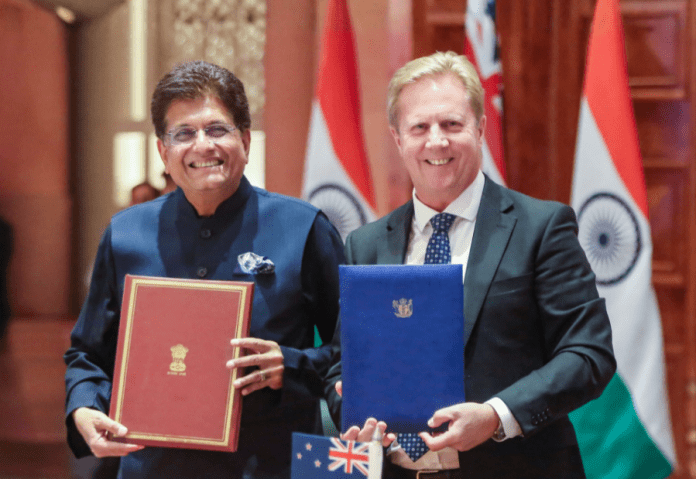 India-New Zealand trade deal opens full market access and $20 billion investment pathway