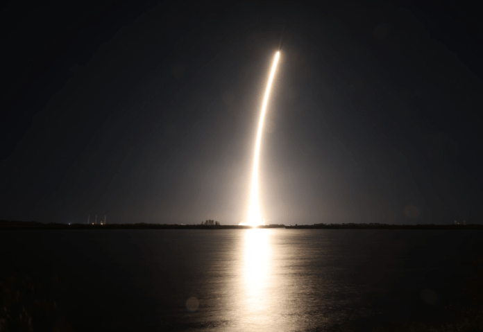 Why rockets tilt after launch instead of flying straight up