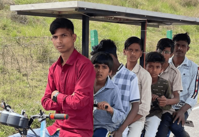 UP youth builds 7-seater solar vehicle from scrap for just Rs 10,000
