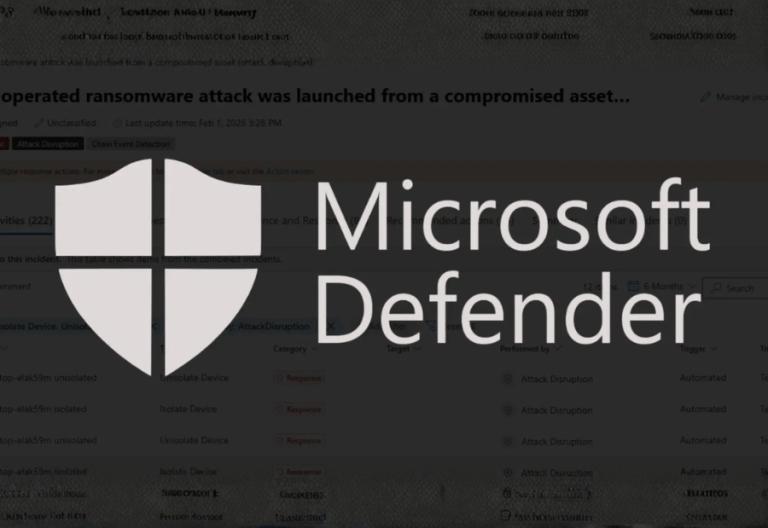 Microsoft Defender automates device isolation to stop ransomware before it spreads