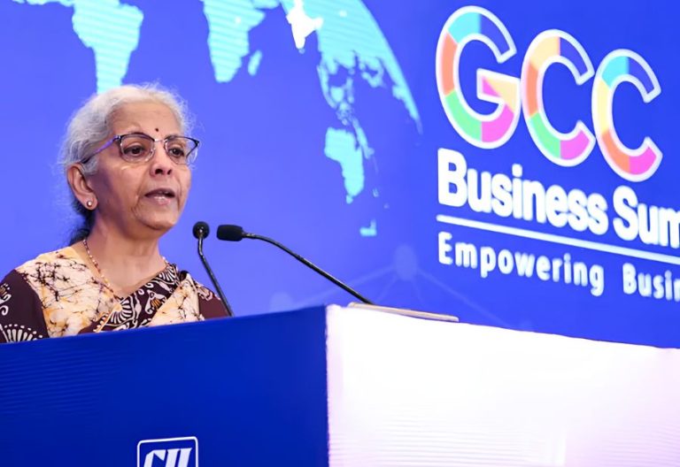 Government Charts Innovation-First Vision for India's Expanding GCC Landscape as Union Finance Minister Nirmala Sitharaman Outlines the Roadmap. Image Credit: NDTV | Profit
