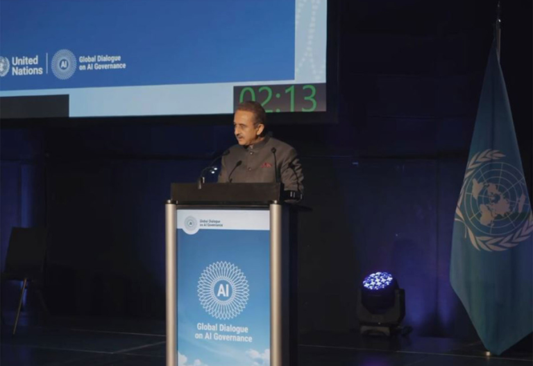 "AI governance must preserve human oversight, uphold human rights, prevent misuse": MoS Kirti Vardhan Singh at UN Global Dialogue