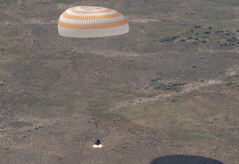 NASA's Chris Williams completes first 241-day space mission with safe return to Earth. Credit:nasa.gov | NASA/Bill Ingalls