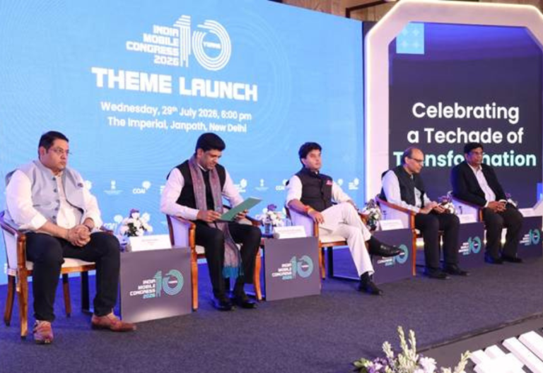 Union Minister Jyotiraditya Scindia launches theme for 10th India Mobile Congress 2026