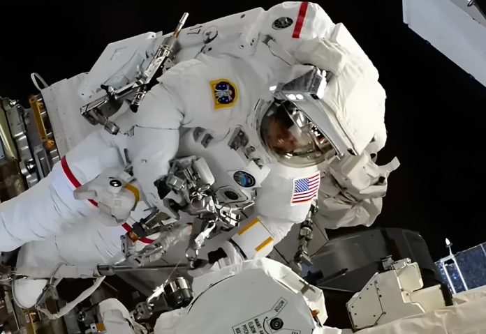 Expedition 74 astronauts balance recovery, robotics spacesuit maintenance and health research aboard the ISS