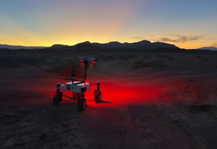 NASA tests AI-powered ERNEST rover for future Moon and Mars missions The ERNEST team tested the rover in low-lighting and night time conditions. (Image credit: NASA/JPL-Caltech)