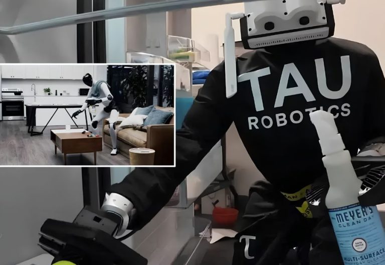 Tau Robotics launches AI-assisted home cleaning service with humanoid robots at ₹3,000 per hour. Credit: The Hans India