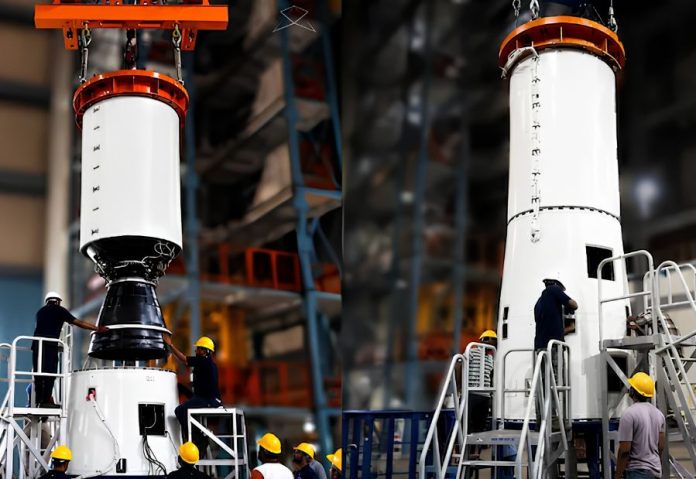 Skyroot stacks Vikram-I rocket at Sriharikota ahead of India's first private orbital launch