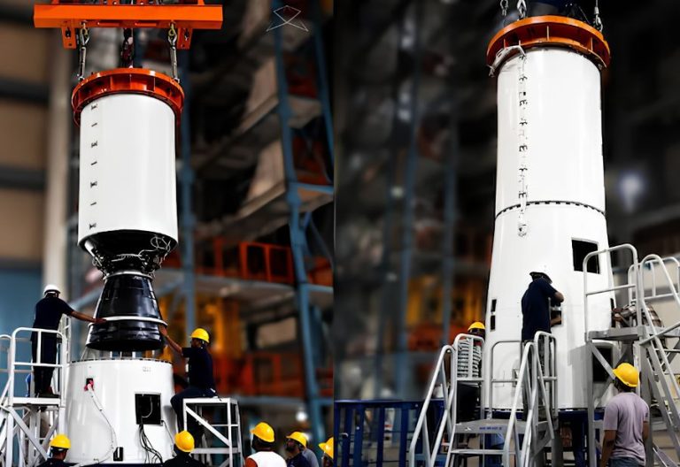 Skyroot stacks Vikram-I rocket at Sriharikota ahead of India's first private orbital launch