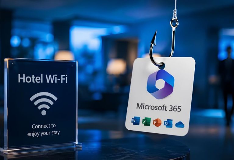 Microsoft has warned that cybercriminals are exploiting hotel Wi-Fi networks to steal Microsoft 365 credentials and infiltrate corporate systems. Photo credit: LinkedIn