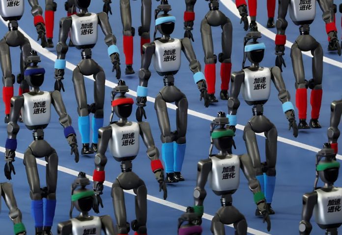China’s robot games put humanoid machines through real-world tests Credit: Reuters China’s robot games put humanoid machines through real-world tests Credit: Reuters