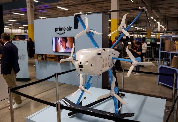Amazon takes drone deliveries from pilot projects to a wider US rollout Credit: Reuters Amazon takes drone deliveries from pilot projects to a wider US rollout Credit: Reuters