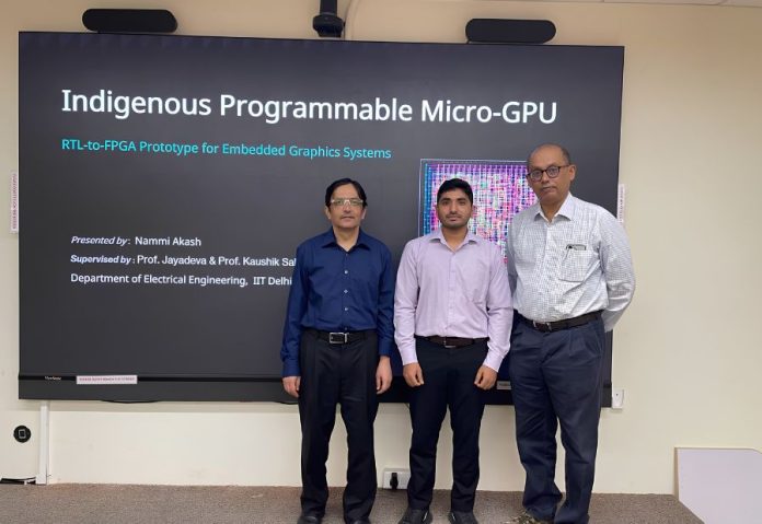 IIT Delhi researchers develop India’s indigenous Micro-GPU Photo credit: IIT Delhi