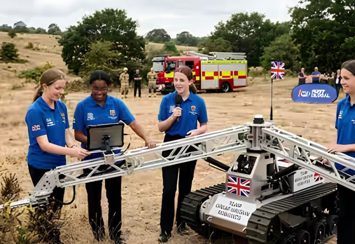 UK- Kent schoolgirls take wildfire-fighting robot to global robotics challenge Credit: Flipit Money UK- Kent schoolgirls take wildfire-fighting robot to global robotics challenge Credit: Flipit Money