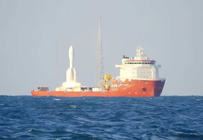 Gravity-1 Y3 sets new Chinese records in 9-satellites sea launch Credit: Global Times Gravity-1 Y3 sets new Chinese records in 9-satellites sea launch Credit: Global Times
