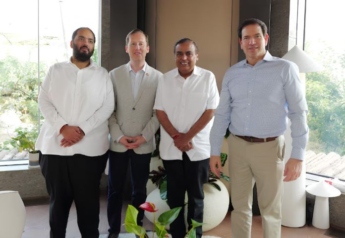 Marco Rubio visits Reliance's Jamnagar complex to explore energy and technology partnerships | Credit: Money Control Marco Rubio visits Reliance's Jamnagar complex to explore energy and technology partnerships | Credit: Money Control