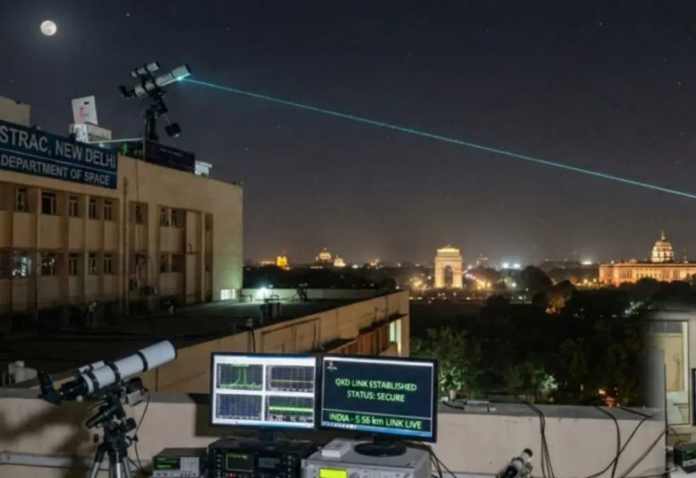India demonstrates first 5.56-km free-space Quantum Key Distribution link